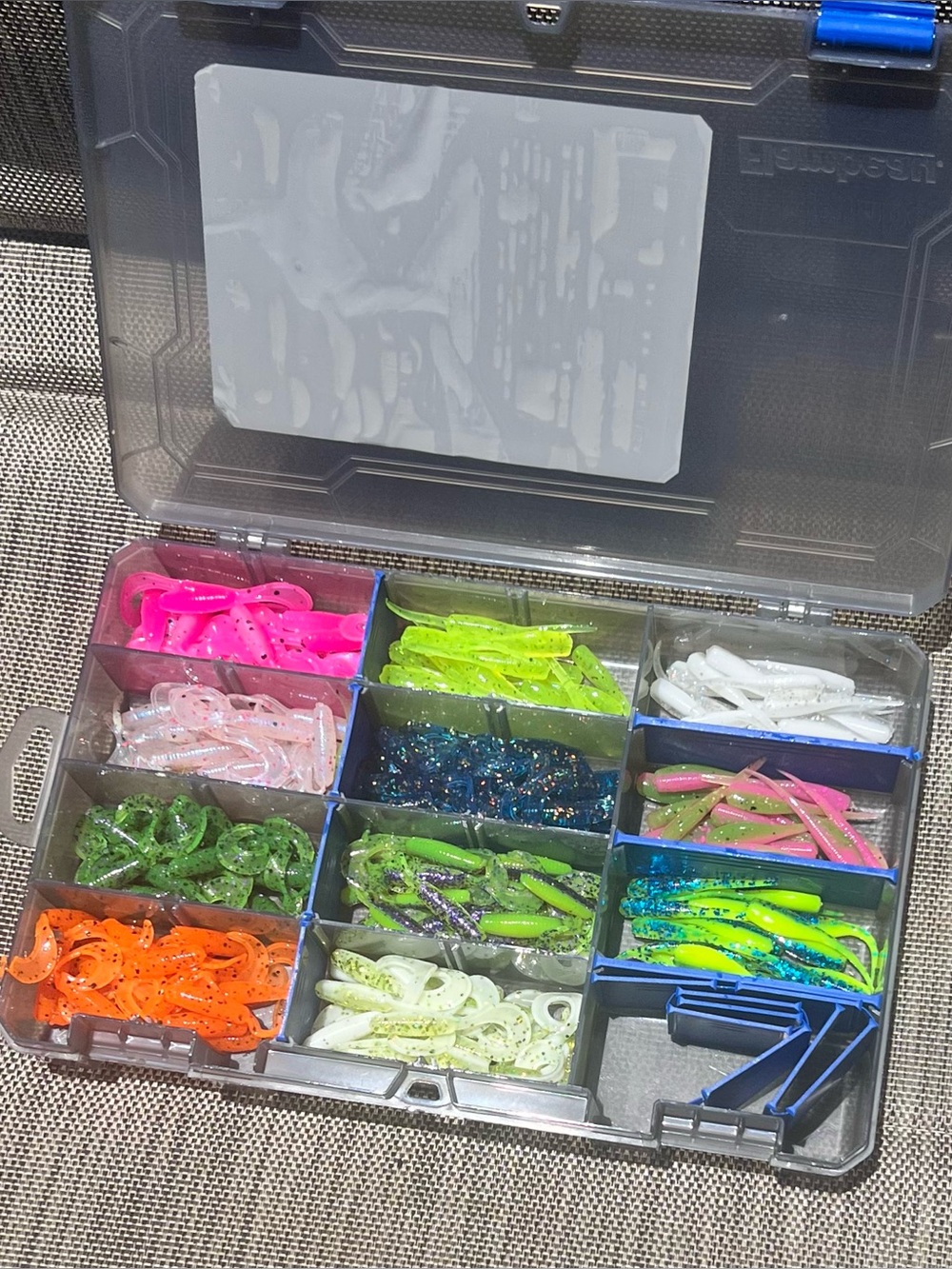 Over 200 custom made crappie soft plastic baits